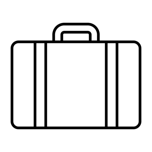 Professionelle Tasche Symbol Lineares Design Der Aktentasche — Stockvektor
