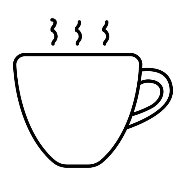Сучасний Стиль Значок Чашки Чаю — стоковий вектор