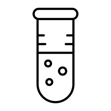 Test tüpünün son moda vektör tasarımı 