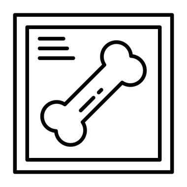 Kemik röntgeninin ana tasarım simgesi