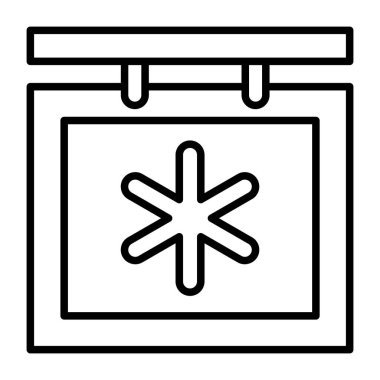 Tıbbi panonun bir simge tasarımı