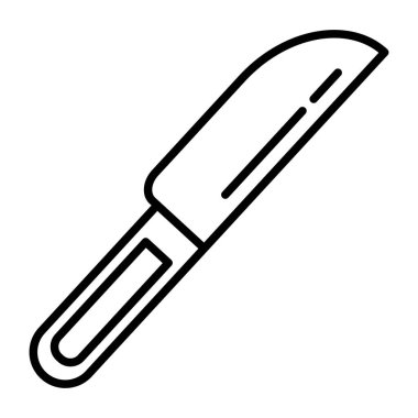 Cerrahi ekipmanların simge tasarımı, bıçak vektörü