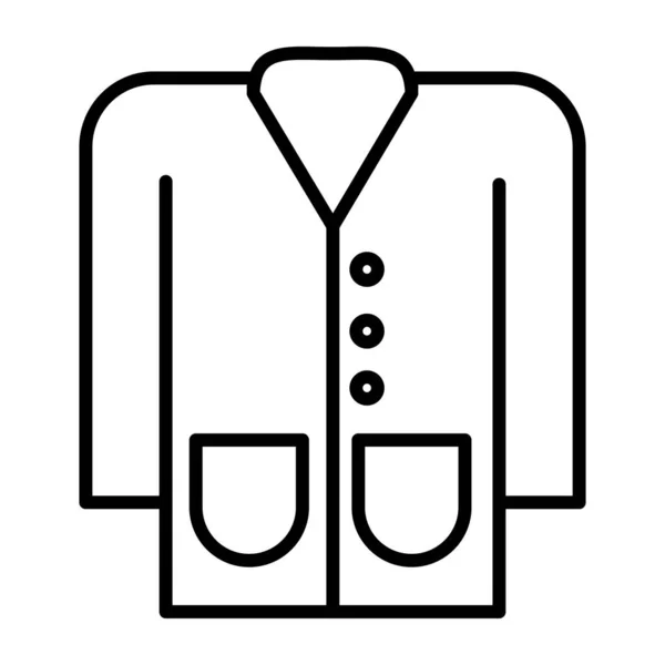 코트의 창조적 디자인 아이콘 — 스톡 벡터