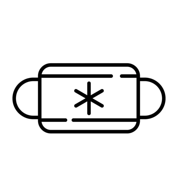 Disegno Icona Maschera — Vettoriale Stock