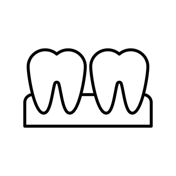 Ícone Design Perfeito Dentes —  Vetores de Stock