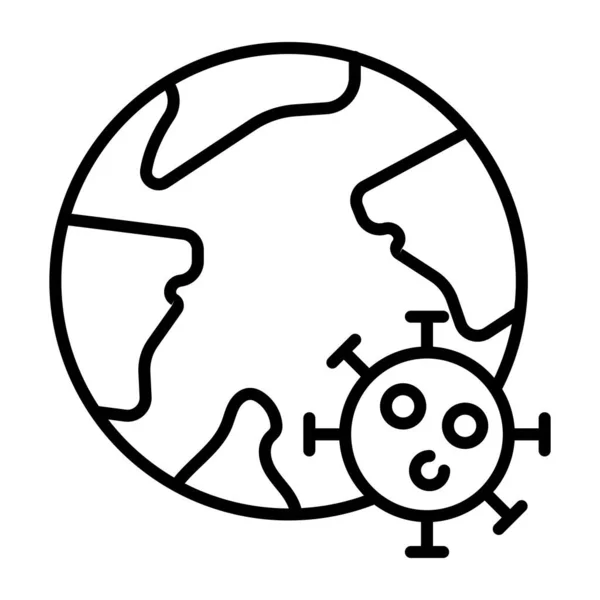 Diseño Icono Propagación Global — Vector de stock