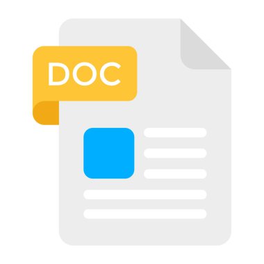 Dosya biçiminin yaratıcı tasarım simgesi