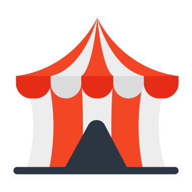 Çadırın güzel bir tasarım simgesi 
