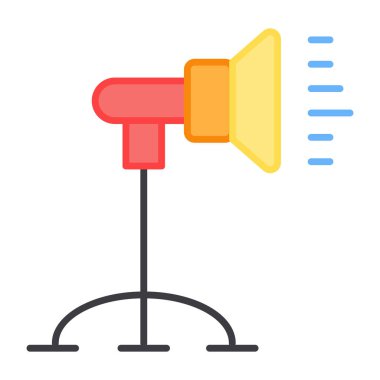 Projektörlerin düz tasarım simgesi