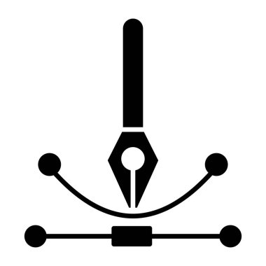 Bezier eğri aracının eşsiz bir tasarım simgesi