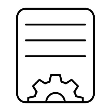 Teçhizatlı kağıt, belge yönetiminin doğrusal tasarımı