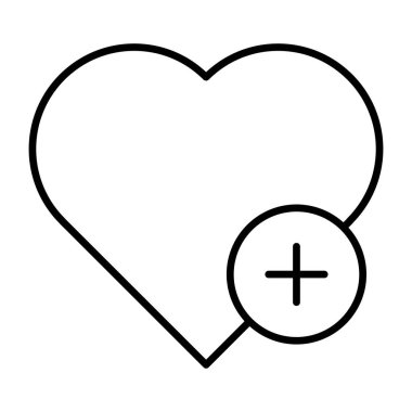 Kalp eklemenin moda vektör tasarımı