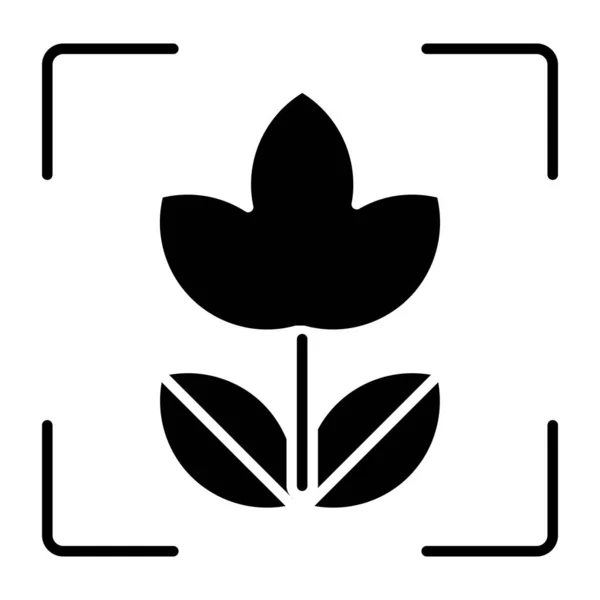 Ein Ikonendesign Des Blattfokus — Stockvektor