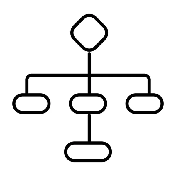 算法的线性设计图标 — 图库矢量图片