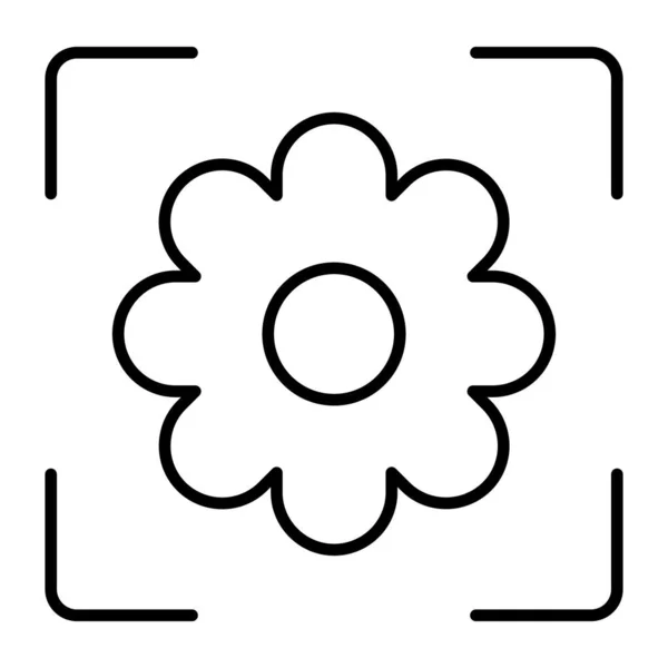 Icono Diseño Enfoque Flor — Archivo Imágenes Vectoriales