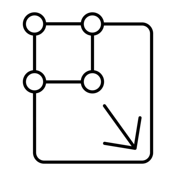 Ein Trendiges Vektordesign Der Seite Minimieren — Stockvektor