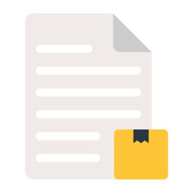 Envanter listesinin eşsiz bir tasarım simgesi