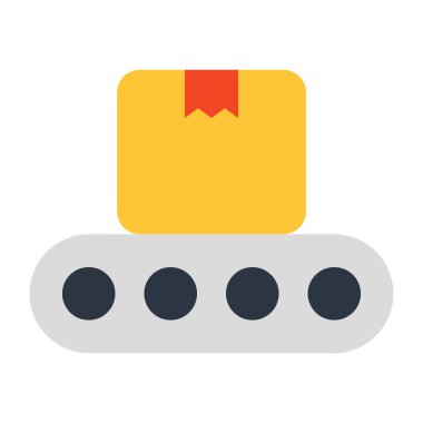 Üretim kemerinin premium indirme simgesi