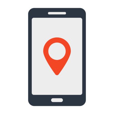 Mobil konumun düzenlenebilir tasarım simgesi