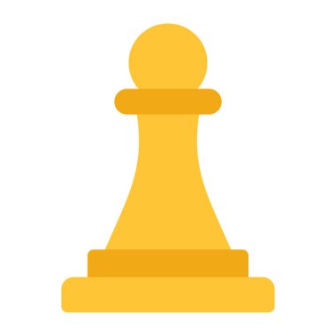 Satranç taşının düzenlenebilir tasarım simgesi