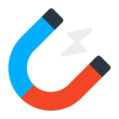 Mıknatısın düzenlenebilir tasarım simgesi 