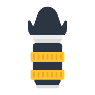 Kamera merceğinin son moda vektör tasarımı