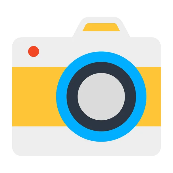 Jedinečná Designová Ikona Digitálního Fotoaparátu — Stockový vektor