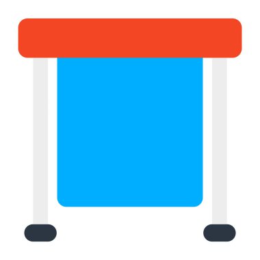 Arka plan standının mükemmel bir tasarım simgesi