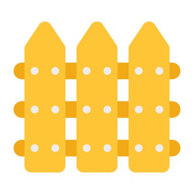 Ahşap bariyer, çit simgesi.