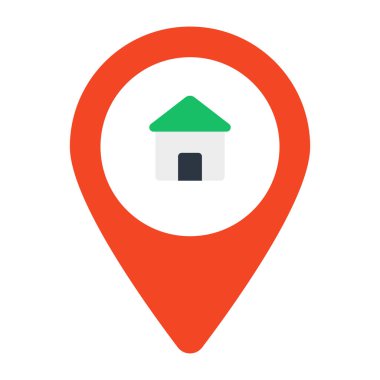 Ev binası işareti, ev konumunun simgesi