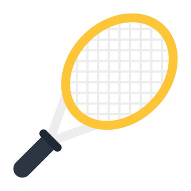 Badminton raketinin son moda vektör tasarımı