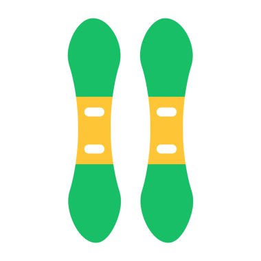 Snowboard 'un son moda vektör tasarımı