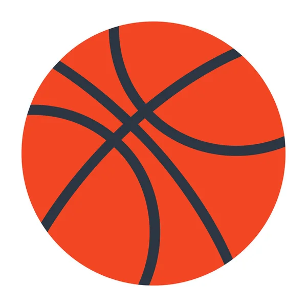 バスケットボールの編集可能なデザインアイコン — ストックベクタ