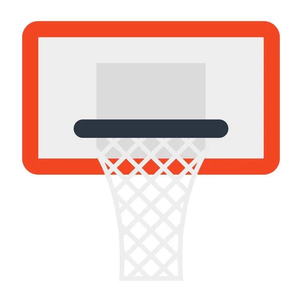 Basketball Hoop Icon Editable Style — Stockový vektor