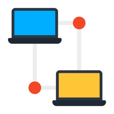 Dizüstü bilgisayar aktarımının düzenlenebilir tasarım simgesi