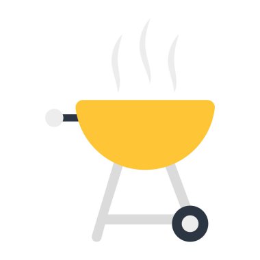 BBq sobasının son moda vektör tasarımı