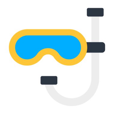 Şnorkel maskesinin eşsiz bir tasarım simgesi