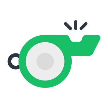 Cırtlak sesli aksesuar simgesi, düdük tasarımı