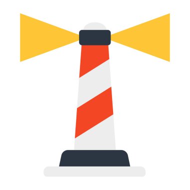 Deniz yön bulma binası, deniz fenerinin simgesi.