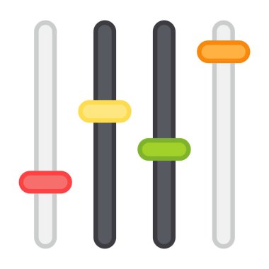 Ses eşitleyicisinin eşsiz bir tasarım simgesi