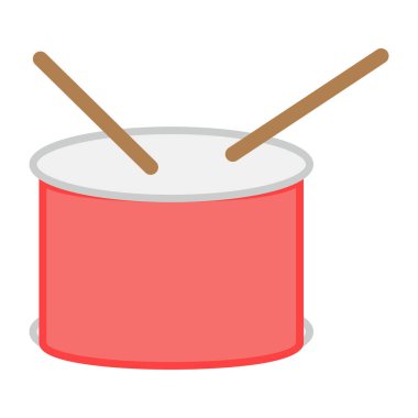 Müzik davulunun mükemmel tasarım simgesi