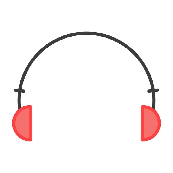 Eine Einzigartige Design Ikone Der Kopfhörer — Stockvektor