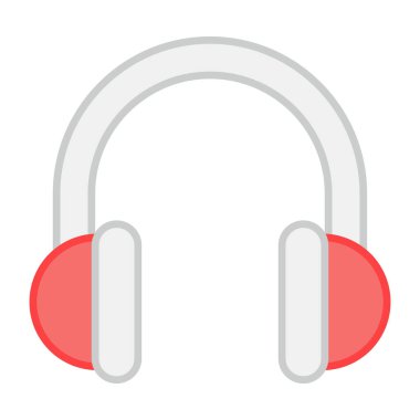 Benzersiz bir kulaklık tasarım ikonu