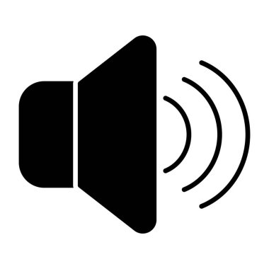 Yüksek ses hoparlörünün bir simge tasarımı