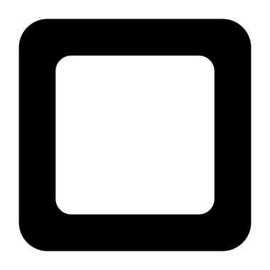 Ortam düğmesinin sağlam bir tasarım simgesi