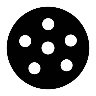 Film makarasının modaya uygun bir vektör tasarımı