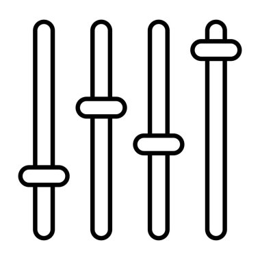 Ses eşitleyicisinin eşsiz bir tasarım simgesi