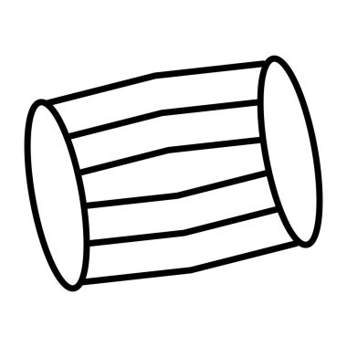 Geleneksel davulun mükemmel tasarım simgesi