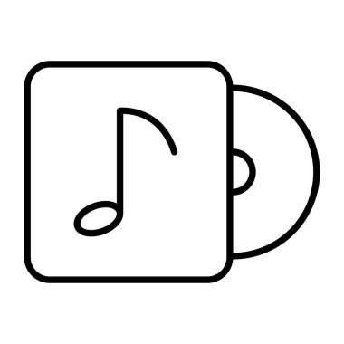 Disk kapağının mükemmel tasarım simgesi