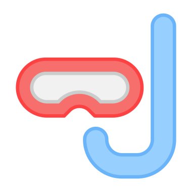 Şnorkel maskesinin eşsiz bir tasarım simgesi